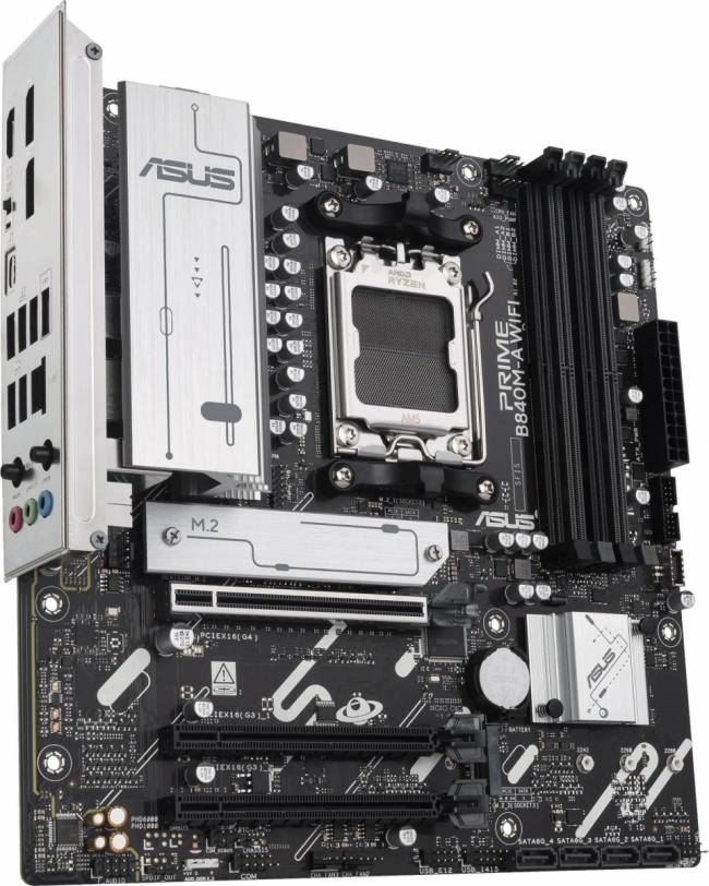 Материнская плата ASUS PRIME B840M-A WIFI — для бизнеса и офиса Материнская плата ASUS PRIME B840M-A WIFI — для бизнеса и офиса