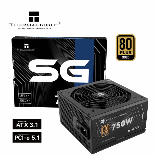 Блок питания 750W Thermalright TR-SG 750S — для бизнеса и офиса Блок питания 750W Thermalright TR-SG 750S — для бизнеса и офиса