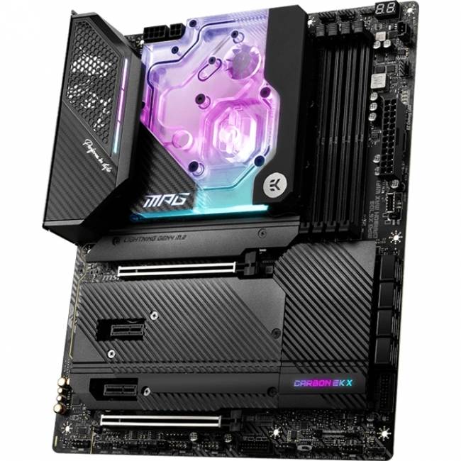 Материнская плата MSI MPG X570S CARBON EK X — для бизнеса и офиса Материнская плата MSI MPG X570S CARBON EK X — для бизнеса и офиса
