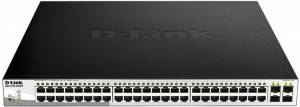 Коммутатор D-Link DGS-1210-52MPP/E2A