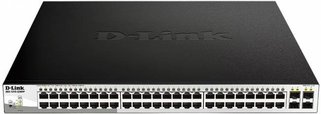 Коммутатор D-Link DGS-1210-52MPP/E2A — для бизнеса и офиса Коммутатор D-Link DGS-1210-52MPP/E2A — для бизнеса и офиса