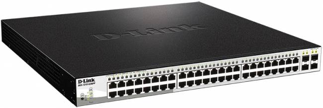 Коммутатор D-Link DGS-1210-52MPP/E2A — для бизнеса и офиса Коммутатор D-Link DGS-1210-52MPP/E2A — для бизнеса и офиса