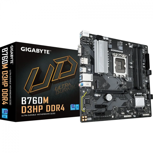Материнская плата GIGABYTE B760M D3HP — для бизнеса и офиса