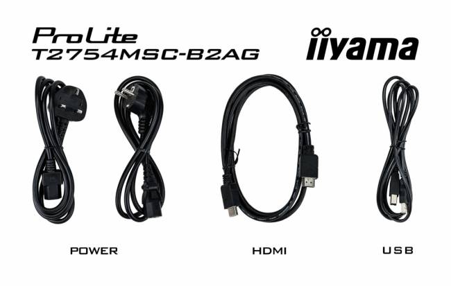 Монитор IIYAMA T2754MSC-B2AG — для бизнеса и офиса Монитор IIYAMA T2754MSC-B2AG — для бизнеса и офиса