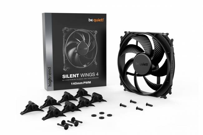 Кулер для корпуса be quiet! SILENT WINGS 4 140mm PWM — для бизнеса и офиса