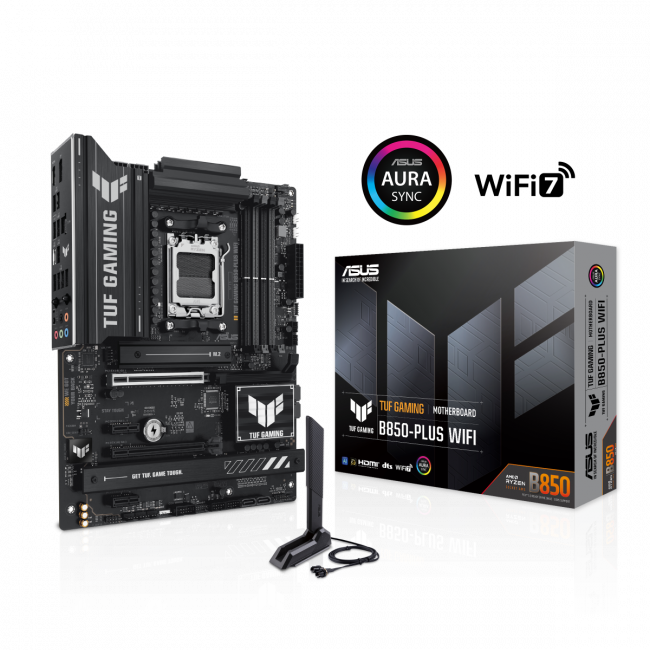 Материнская плата ASUS TUF GAMING B850-PLUS WIFI (90MB1J30-M0EAY0) — для бизнеса и офиса Материнская плата ASUS TUF GAMING B850-PLUS WIFI (90MB1J30-M0EAY0) — для бизнеса и офиса