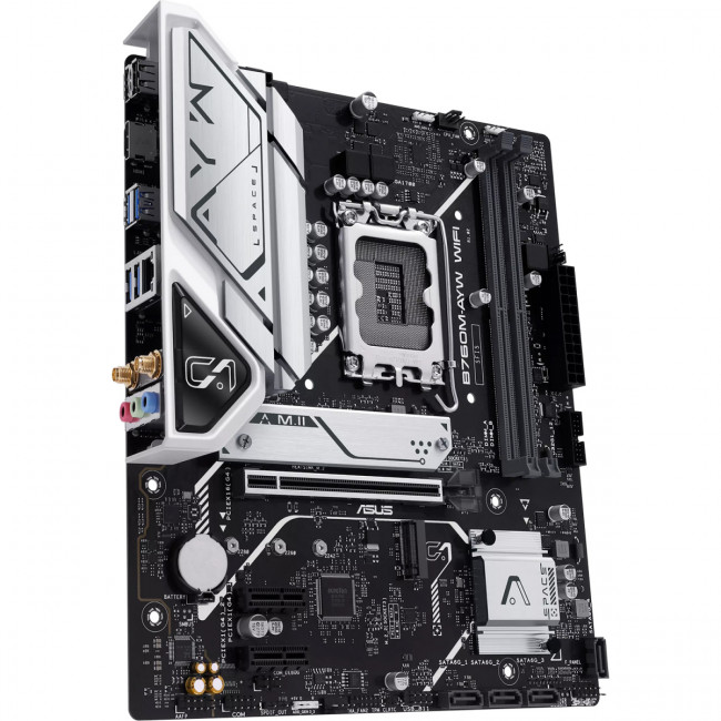 Материнская плата ASUS B760M-AYW WIFI-SI (90MB1FK0-M0UBY0) — для бизнеса и офиса