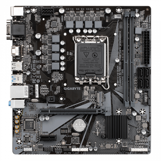 Материнская плата Gigabyte H610M H V2 DDR4 — для бизнеса и офиса Материнская плата Gigabyte H610M H V2 DDR4 — для бизнеса и офиса