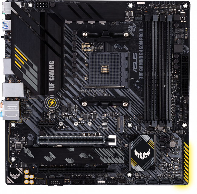Материнская плата ASUS TUF GAMING B450M-PRO S — для бизнеса и офиса Материнская плата ASUS TUF GAMING B450M-PRO S — для бизнеса и офиса