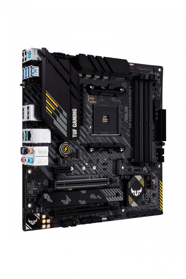 Материнская плата ASUS TUF GAMING B450M-PRO S — для бизнеса и офиса Материнская плата ASUS TUF GAMING B450M-PRO S — для бизнеса и офиса