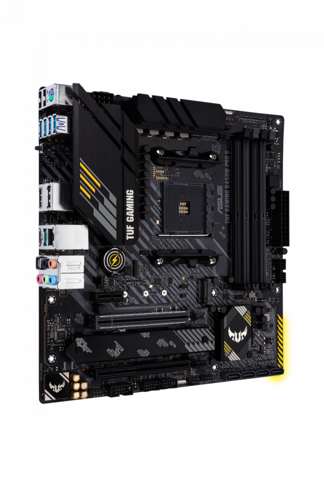 Материнская плата ASUS TUF GAMING B450M-PRO S — для бизнеса и офиса Материнская плата ASUS TUF GAMING B450M-PRO S — для бизнеса и офиса