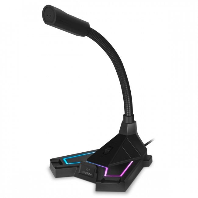 Микрофон SVEN MK-600 (RGB, USB) Sven SV-020569 — для бизнеса и офиса