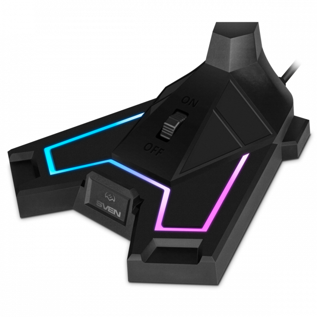 Микрофон SVEN MK-600 (RGB, USB) Sven SV-020569 — для бизнеса и офиса