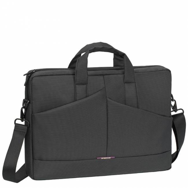 Сумка для ноутбука 15.6" Riva 8731 GREY — для бизнеса и офиса Сумка для ноутбука 15.6" Riva 8731 GREY — для бизнеса и офиса