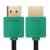 Greenconnect Кабель SLIM 2.0m HDMI 2.0, зеленые коннекторы Slim, OD3.8mm, HDR 4:2:2, Ultra HD, 4K 60 fps 60Hz, 3D, AUDIO, 18.0 Гбит/с, 32/32 AWG, GCR-51582 Greenconnect HDMI (m) - HDMI (m) 2м — для бизнеса и офиса