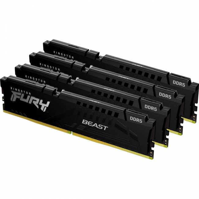 Память оперативная Kingston FURY Beast KF552C40BBK4-64 — для бизнеса и офиса Память оперативная Kingston FURY Beast KF552C40BBK4-64 — для бизнеса и офиса
