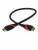 Кабель HDMI 19M/M ver. 2.0 black red, 0.5m VCOM <CG525-R-0.5> VCOM HDMI (m) - HDMI (m) 0.5м — для бизнеса и офиса