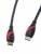 Кабель HDMI 19M/M ver. 2.0 black red, 0.5m VCOM <CG525-R-0.5> VCOM HDMI (m) - HDMI (m) 0.5м — для бизнеса и офиса