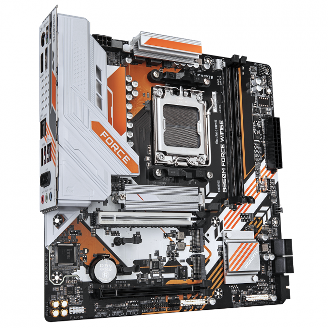 Материнская плата GIGABYTE B850M FORCE WF6E — для бизнеса и офиса Материнская плата GIGABYTE B850M FORCE WF6E — для бизнеса и офиса