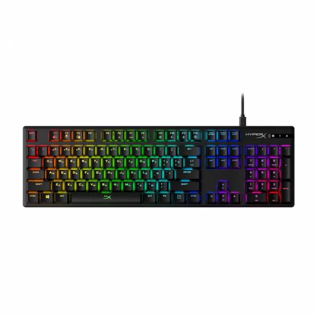 Клавиатура игровая HP HyperX Alloy Origins Full Red (HX-KB6RDX-US) (RUS) (4P4F6AA#ABA) — для бизнеса и офиса