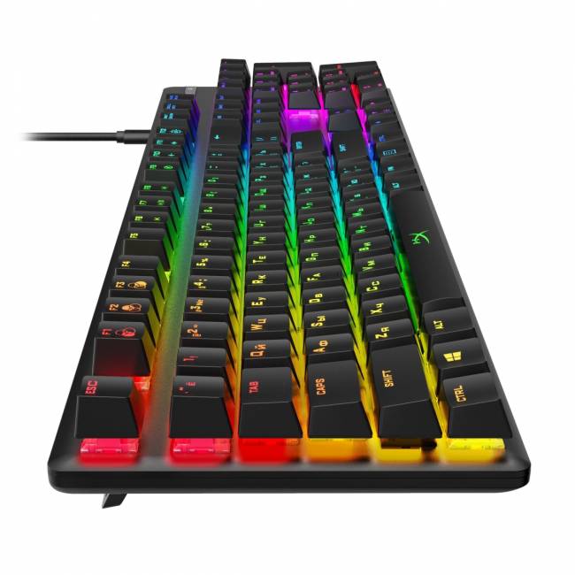 Клавиатура игровая HP HyperX Alloy Origins Full Red (HX-KB6RDX-US) (RUS) (4P4F6AA#ABA) — для бизнеса и офиса
