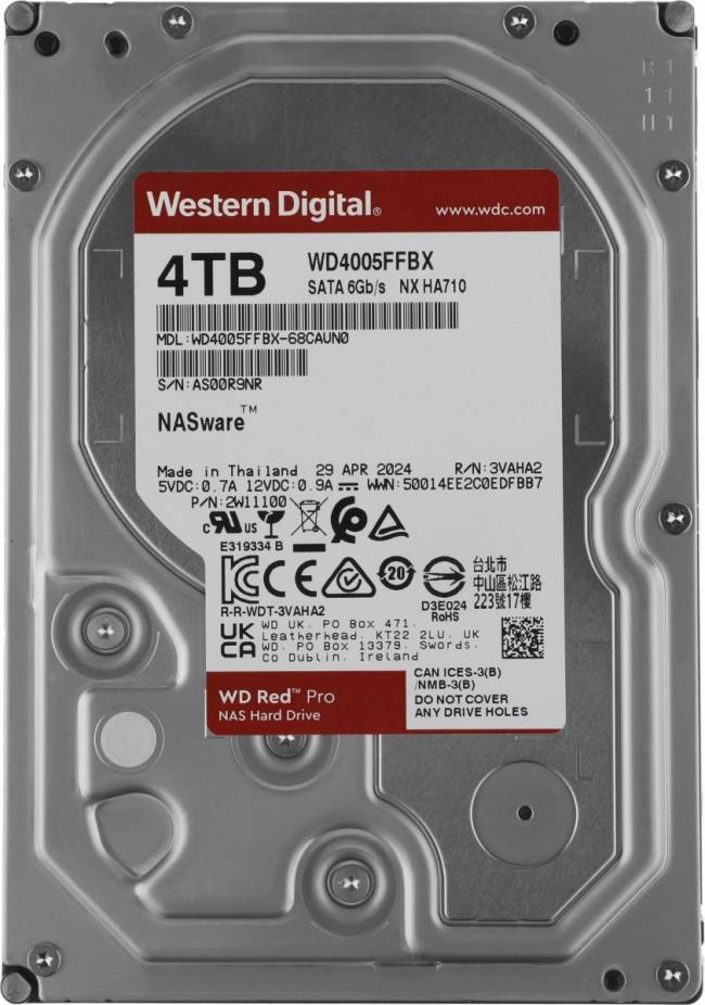 Жесткий диск WD WD4005FFBX — для бизнеса и офиса Жесткий диск WD WD4005FFBX — для бизнеса и офиса