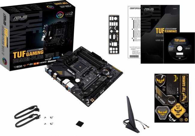 Материнская плата ASUS TUF GAMING B550M-PLUS WIFI II — для бизнеса и офиса
