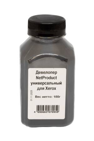 Девелопер NetProduct универсальный для Xerox, 100 г, банка Девелопер NetProduct универсальный для Xerox, 100 г, банка