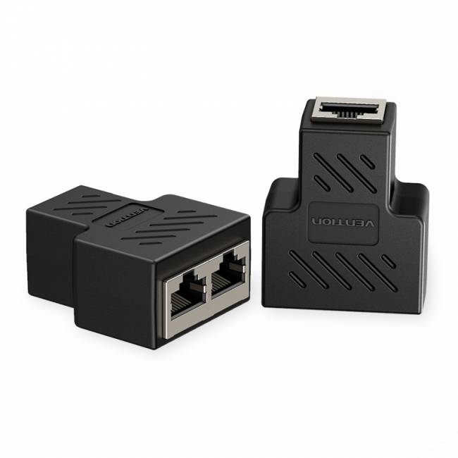 Сплиттер Vention RJ45 F / 2хRJ45 F 8p8c Vention IPSB0 — для бизнеса и офиса Сплиттер Vention RJ45 F / 2хRJ45 F 8p8c Vention IPSB0 — для бизнеса и офиса