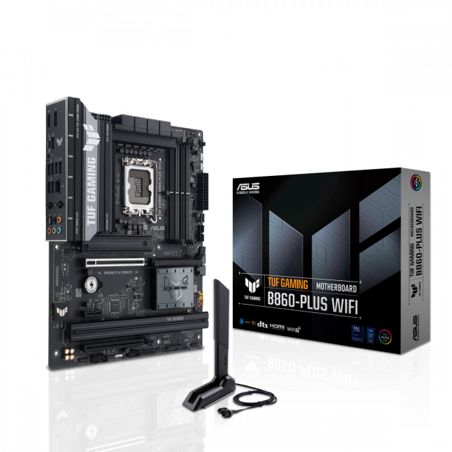 Материнская плата ASUS TUF GAMING B860-PLUS WIFI (90MB1JL0-M0EAY0) — для бизнеса и офиса Материнская плата ASUS TUF GAMING B860-PLUS WIFI (90MB1JL0-M0EAY0) — для бизнеса и офиса