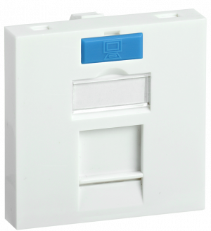 ITK Вставка 45х45мм для 1 мод. Keystone Jack с маркером ITK CS6-12M