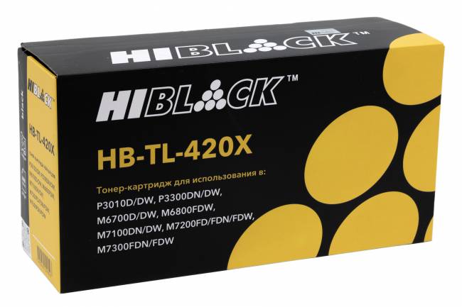 Тонер-картридж Hi-Black (HB-TL-420X) для Pantum M6700/P3010, 6K — для бизнеса и офиса Тонер-картридж Hi-Black (HB-TL-420X) для Pantum M6700/P3010, 6K — для бизнеса и офиса