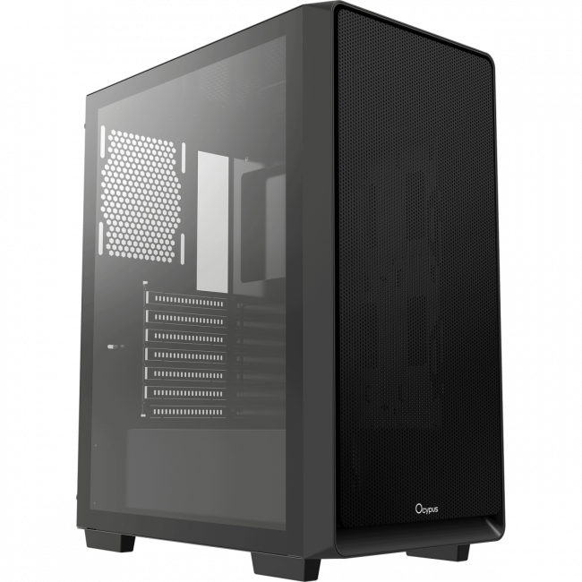 Корпус ПК без блока питания Ocypus Gamma-C60-BKG000XX-GL — для бизнеса и офиса Корпус ПК без блока питания Ocypus Gamma-C60-BKG000XX-GL — для бизнеса и офиса