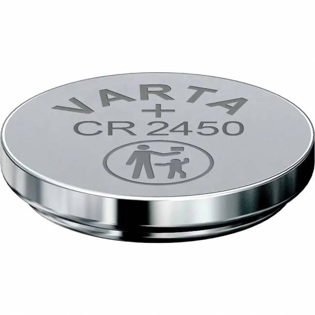 Батарейка Varta ELECTRONICS CR2450 BL1 Lithium 3V (6450) (1/10/100) (1 шт.) Varta PRIMARY LITHIUM CR2450 (06450101401) — для бизнеса и офиса Батарейка Varta ELECTRONICS CR2450 BL1 Lithium 3V (6450) (1/10/100) (1 шт.) Varta PRIMARY LITHIUM CR2450 (06450101401) — для бизнеса и офиса