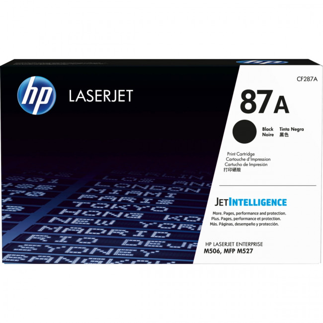 Тонер-картридж HP 87A Black Original LaserJet Toner Cartridge (CF287A) — для бизнеса и офиса