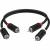 GCR Кабель 1.0m аудио 2 х RCA / 2 х RCA , черный, GCR-54123 Greenconnect GCR-54123, 1 м — для бизнеса и офиса GCR Кабель 1.0m аудио 2 х RCA / 2 х RCA , черный, GCR-54123 Greenconnect GCR-54123, 1 м — для бизнеса и офиса