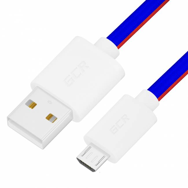 GCR Кабель 1.0m MicroUSB, быстрая зарядка, ТРИКОЛОР Россия, белый ПВХ, 28/24 AWG Кабель Greenconnect 1 м (GCR-54977) — для бизнеса и офиса GCR Кабель 1.0m MicroUSB, быстрая зарядка, ТРИКОЛОР Россия, белый ПВХ, 28/24 AWG Кабель Greenconnect 1 м (GCR-54977) — для бизнеса и офиса