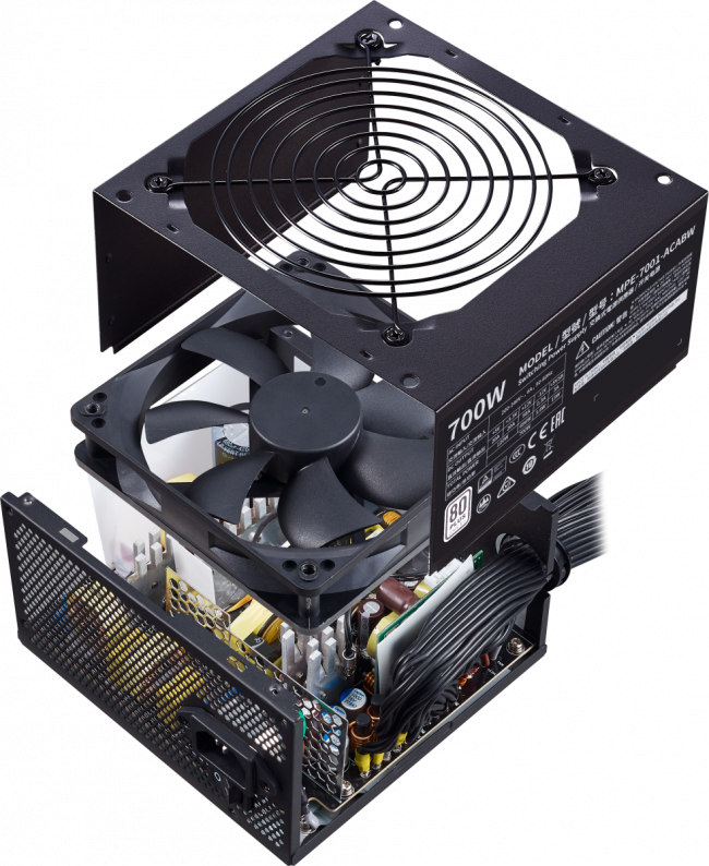 Блок питания 700 Ватт Cooler Master MWE 700W White 230V - V2 — для бизнеса и офиса Блок питания 700 Ватт Cooler Master MWE 700W White 230V - V2 — для бизнеса и офиса