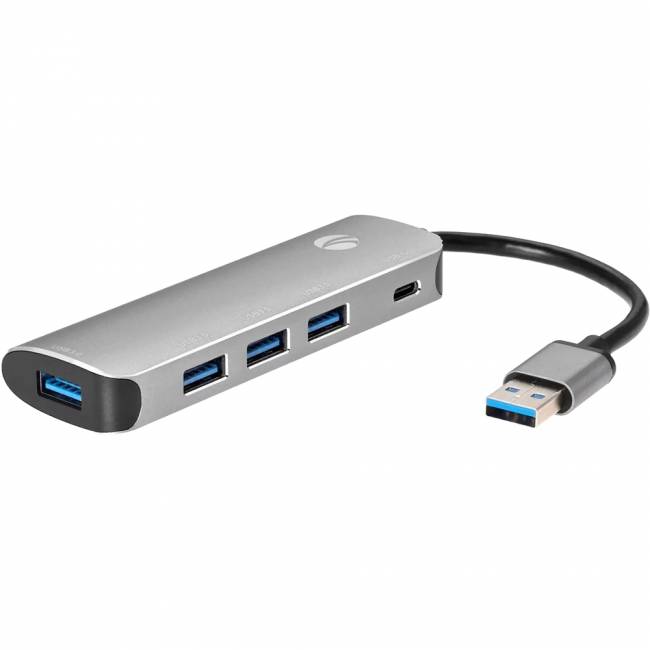 Адаптер концентратор USB 3.1 Type-A --> 4 USB3.0 Alum Shell HUB+ PD, VCOM <CU4383A> Мультифункциональный хаб VCOM USB 3.1 Type C M/4 x USB 3.0 F/USB Type C F (CU4383A) — для бизнеса и офиса Адаптер концентратор USB 3.1 Type-A --> 4 USB3.0 Alum Shell HUB+ PD, VCOM <CU4383A> Мультифункциональный хаб VCOM USB 3.1 Type C M/4 x USB 3.0 F/USB Type C F (CU4383A) — для бизнеса и офиса