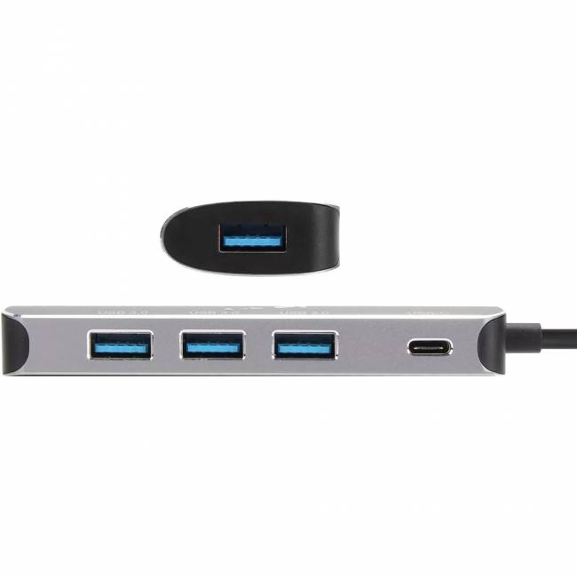 Адаптер концентратор USB 3.1 Type-A --> 4 USB3.0 Alum Shell HUB+ PD, VCOM <CU4383A> Мультифункциональный хаб VCOM USB 3.1 Type C M/4 x USB 3.0 F/USB Type C F (CU4383A) — для бизнеса и офиса Адаптер концентратор USB 3.1 Type-A --> 4 USB3.0 Alum Shell HUB+ PD, VCOM <CU4383A> Мультифункциональный хаб VCOM USB 3.1 Type C M/4 x USB 3.0 F/USB Type C F (CU4383A) — для бизнеса и офиса