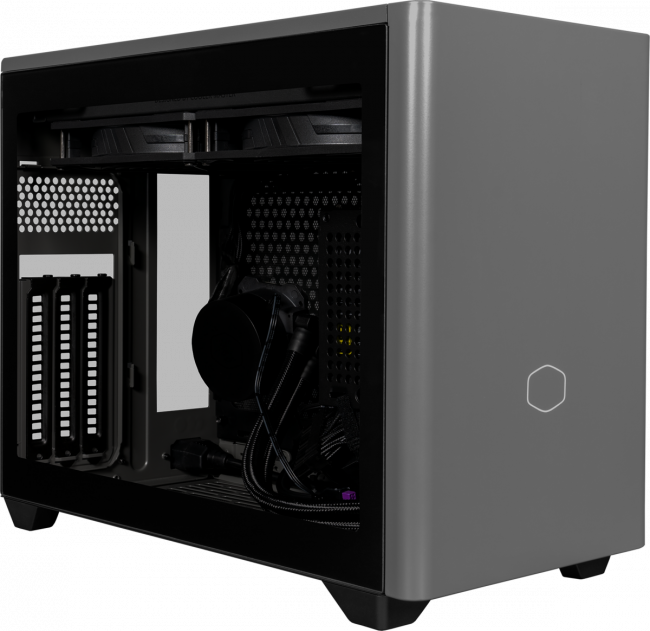 Корпус с блоком питания Cooler Master MasterBox NR200P MAX — для бизнеса и офиса Корпус с блоком питания Cooler Master MasterBox NR200P MAX — для бизнеса и офиса