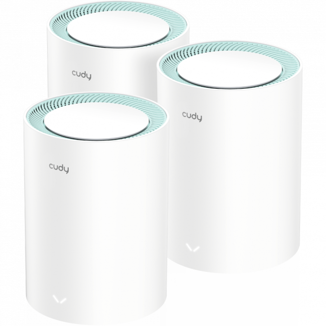 Wi-Fi Mesh-система Cudy M1500(3-Pack) — для бизнеса и офиса Wi-Fi Mesh-система Cudy M1500(3-Pack) — для бизнеса и офиса