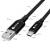 GCR QC Кабель 1.5m MicroUSB, быстрая зарядка, черный нейлон, AL корпус черный, черный ПВХ, 28/24 AWG, GCR-52476 Greenconnect USB 2.0 Type-AM - microUSB 2.0 (m) 1.5м — для бизнеса и офиса