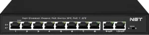 Passive PoE коммутатор Fast Ethernet NST NS-SW-8F2F-P/A
