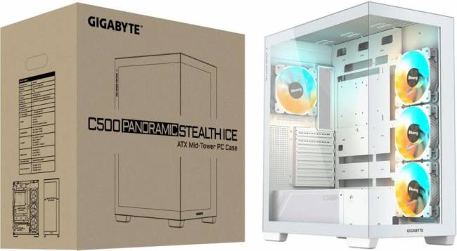 Корпус Gigabyte 28300-C500W-1CKR — для бизнеса и офиса Корпус Gigabyte 28300-C500W-1CKR — для бизнеса и офиса