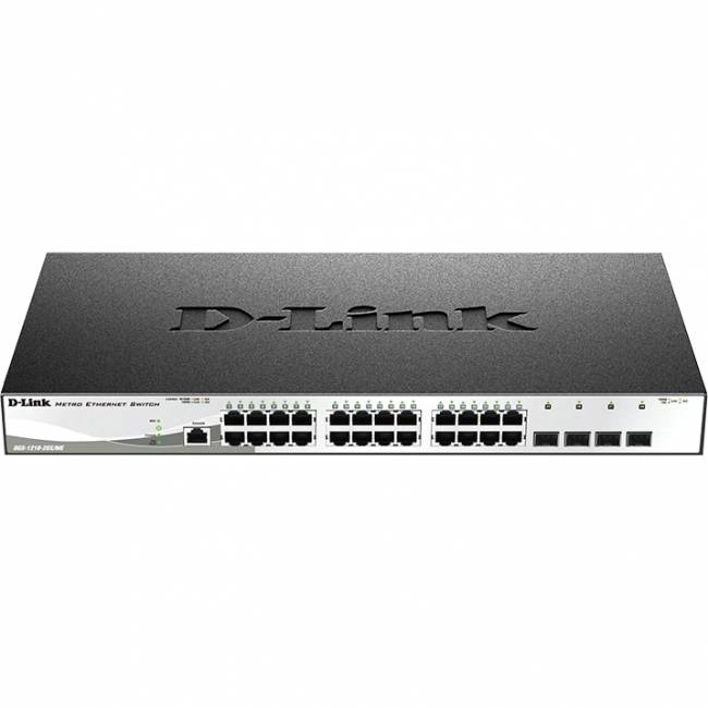 Коммутатор D-Link DGS-1210-28X/ME/B1B — для бизнеса и офиса Коммутатор D-Link DGS-1210-28X/ME/B1B — для бизнеса и офиса