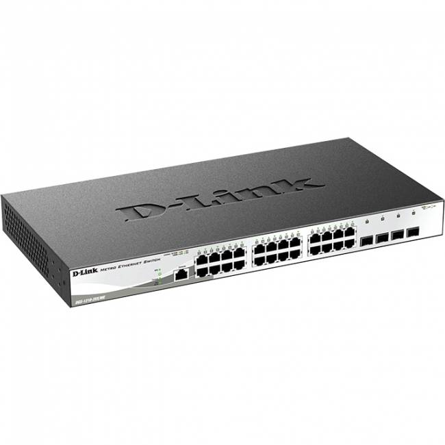 Коммутатор D-Link DGS-1210-28X/ME/B1B — для бизнеса и офиса Коммутатор D-Link DGS-1210-28X/ME/B1B — для бизнеса и офиса