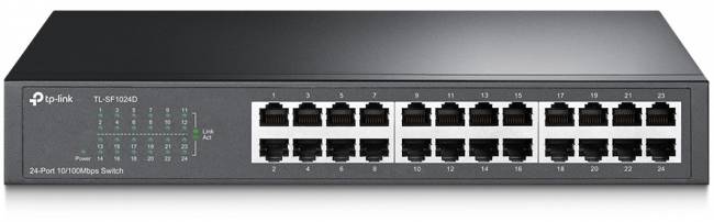 Коммутатор TP-Link TL-SF1024D — для бизнеса и офиса Коммутатор TP-Link TL-SF1024D — для бизнеса и офиса