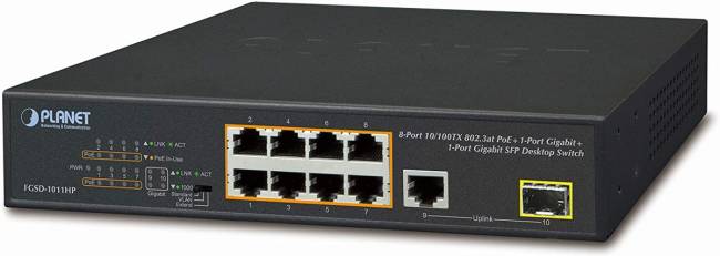 FGSD-1011HP неуправляемый PoE коммутатор Planet FGSD-1011HP — для бизнеса и офиса FGSD-1011HP неуправляемый PoE коммутатор Planet FGSD-1011HP — для бизнеса и офиса