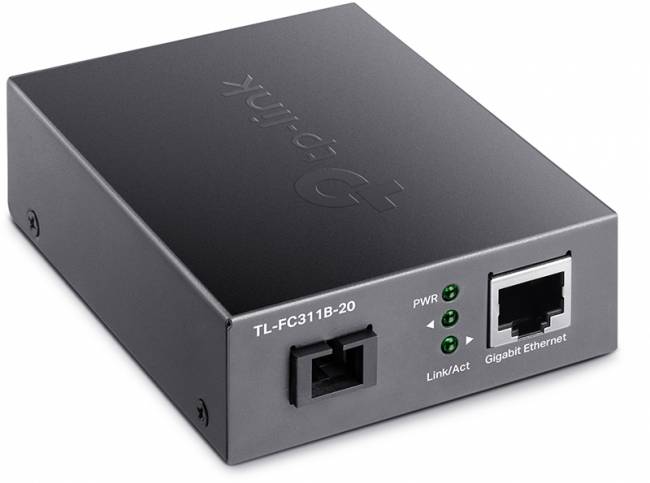 Медиаконвертер Медиаконвертер TP-Link TL-FC311B-20 — для бизнеса и офиса Медиаконвертер Медиаконвертер TP-Link TL-FC311B-20 — для бизнеса и офиса